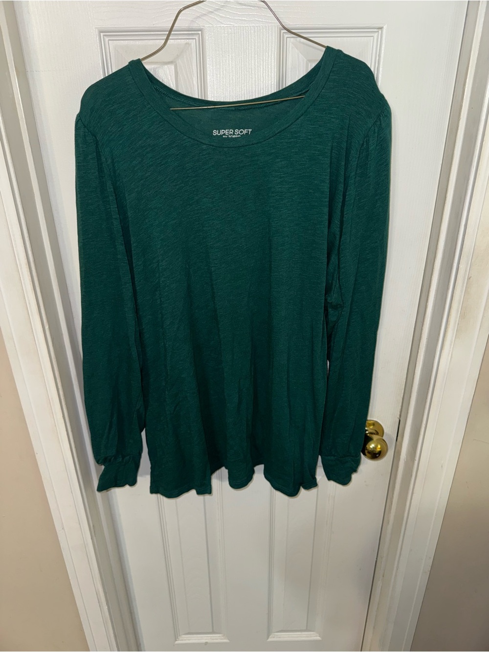 torrid Teal Green Super Soft Slub Jersey Top